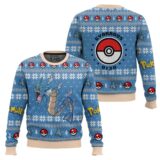 Hooktab Pokemon Gen 1 Gyarados Ugly Christmas Sweater
