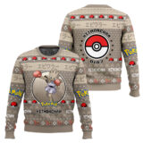 Hooktab Pokemon Gen 1 Hitmonchan Ugly Christmas Sweater