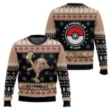 Hooktab Pokemon Gen 1 Hitmonlee Ugly Christmas Sweater