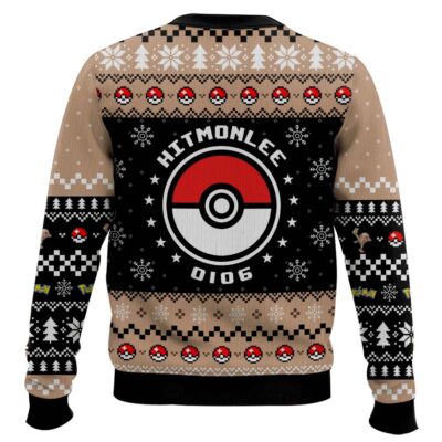 Hooktab Pokemon Gen 1 Hitmonlee Ugly Christmas Sweater
