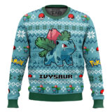 Hooktab Pokemon Gen 1 Ivysaur Ugly Christmas Sweater