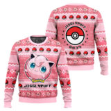 Hooktab Pokemon Gen 1 Jigglypuff Ugly Christmas Sweater