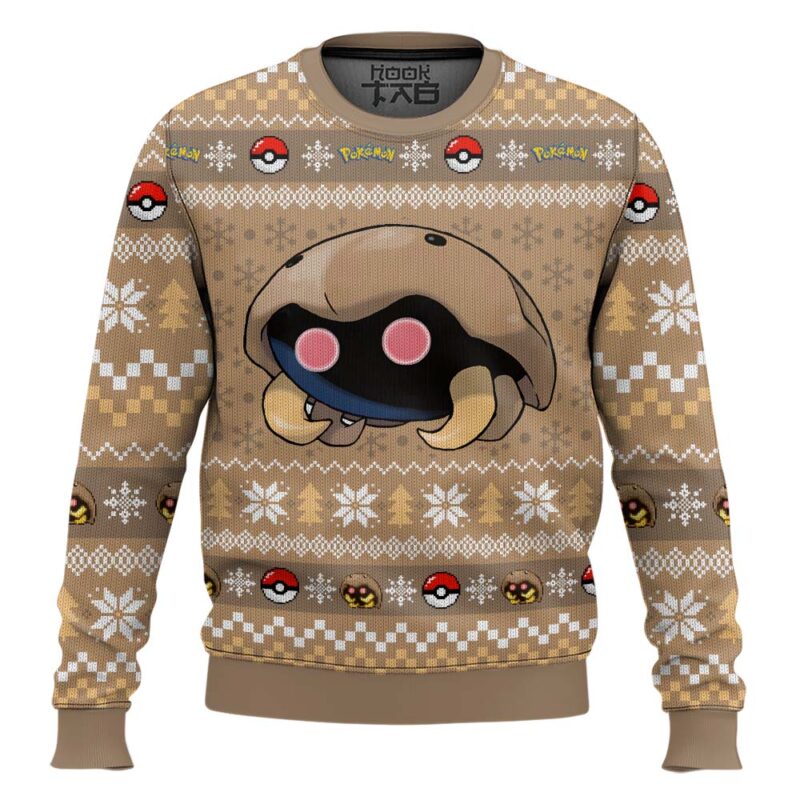 Hooktab Pokemon Gen 1 Kabuto Ugly Christmas Sweater Hooktab Pokemon Gen 1 Kabuto Ugly Christmas Sweater
