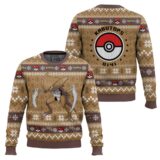 Hooktab Pokemon Gen 1 Kabutops Ugly Christmas Sweater