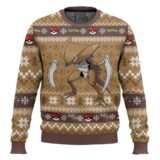 Hooktab Pokemon Gen 1 Kabutops Ugly Christmas Sweater