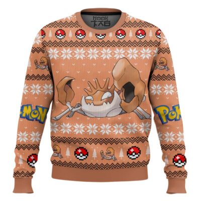 Hooktab Pokemon Gen 1 Kingler Ugly Christmas Sweater