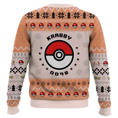 Hooktab Pokemon Gen 1 Krabby Ugly Christmas Sweater