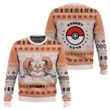 Hooktab Pokemon Gen 1 Krabby Ugly Christmas Sweater