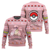 Hooktab Pokemon Gen 1 Lickitung Ugly Christmas Sweater