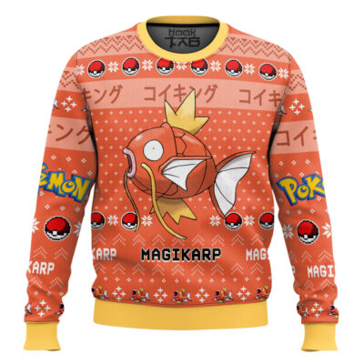 Hooktab Pokemon Gen 1 Magikarp Ugly Christmas Sweater