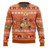 Hooktab Pokemon Gen 1 Magmar Ugly Christmas Sweater