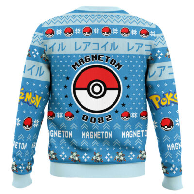 Hooktab Pokemon Gen 1 Magneton Ugly Christmas Sweater
