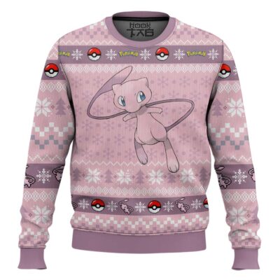 Hooktab Pokemon Gen 1 Mew Ugly Christmas Sweater