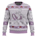 Hooktab Pokemon Gen 1 Mewtwo Ugly Christmas Sweater