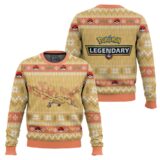 Hooktab Pokemon Gen 1 Moltres Ugly Christmas Sweater