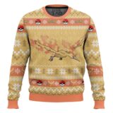 Hooktab Pokemon Gen 1 Moltres Ugly Christmas Sweater