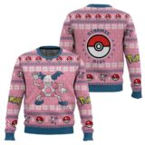 Hooktab Pokemon Gen 1 Mr. Mime Ugly Christmas Sweater