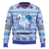 Hooktab Pokemon Gen 1 Nidoran♀ Ugly Christmas Sweater
