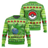 Hooktab Pokemon Gen 1 Oddish Ugly Christmas Sweater