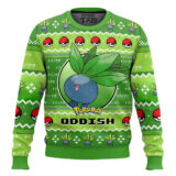 Hooktab Pokemon Gen 1 Oddish Ugly Christmas Sweater