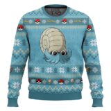 Hooktab Pokemon Gen 1 Omanyte Ugly Christmas Sweater