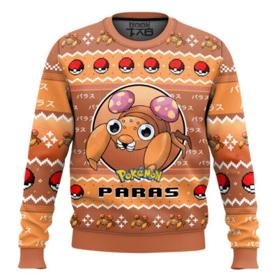 Hooktab Pokemon Gen 1 Paras Ugly Christmas Sweater