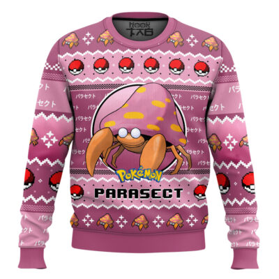 Hooktab Pokemon Gen 1 Parasect Ugly Christmas Sweater
