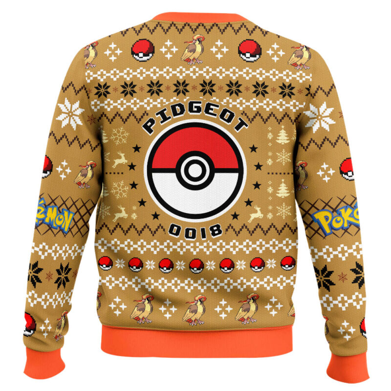 Hooktab Pokemon Gen 1 Pidgeot Ugly Christmas Sweater Hooktab Pokemon Gen 1 Pidgeot Ugly Christmas Sweater
