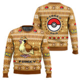 Hooktab Pokemon Gen 1 Pidgey Ugly Christmas Sweater