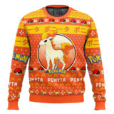 Hooktab Pokemon Gen 1 Ponyta Ugly Christmas Sweater