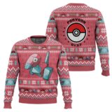 Hooktab Pokemon Gen 1 Porygon Ugly Christmas Sweater
