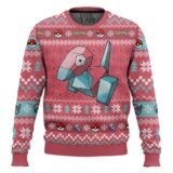 Hooktab Pokemon Gen 1 Porygon Ugly Christmas Sweater