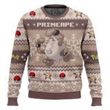 Hooktab Pokemon Gen 1 Primeape Ugly Christmas Sweater