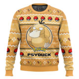 Hooktab Pokemon Gen 1 Psyduck Ugly Christmas Sweater