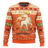 Hooktab Pokemon Gen 1 Rapidash Ugly Christmas Sweater