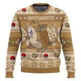 Hooktab Pokemon Gen 1 Raticate Ugly Christmas Sweater