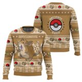Hooktab Pokemon Gen 1 Raticate Ugly Christmas Sweater