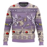 Hooktab Pokemon Gen 1 Rattata Ugly Christmas Sweater
