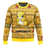 Hooktab Pokemon Gen 1 Sandshrew Ugly Christmas Sweater