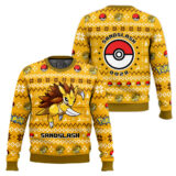 Hooktab Pokemon Gen 1 Sandslash Ugly Christmas Sweater