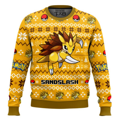 Hooktab Pokemon Gen 1 Sandslash Ugly Christmas Sweater