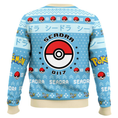 Hooktab Pokemon Gen 1 Seadra Ugly Christmas Sweater