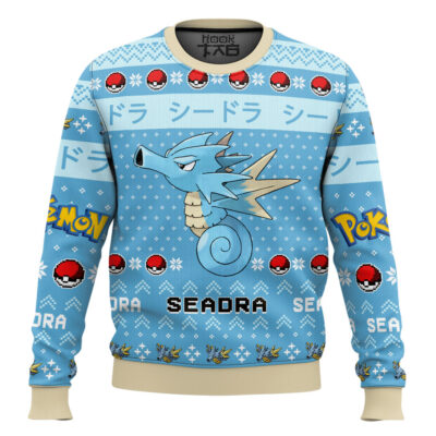 Hooktab Pokemon Gen 1 Seadra Ugly Christmas Sweater