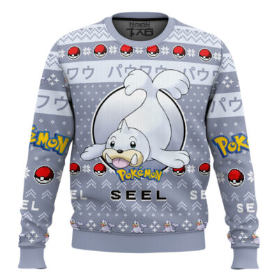 Hooktab Pokemon Gen 1 Seel Ugly Christmas Sweater