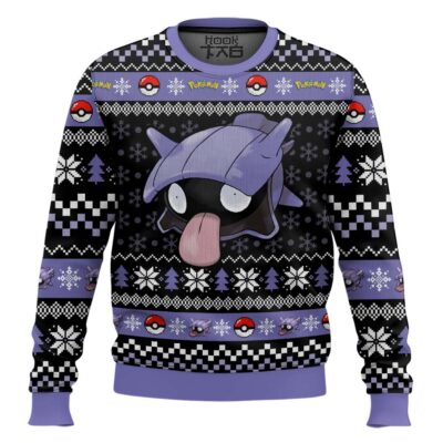 Hooktab Pokemon Gen 1 Shellder Ugly Christmas Sweater