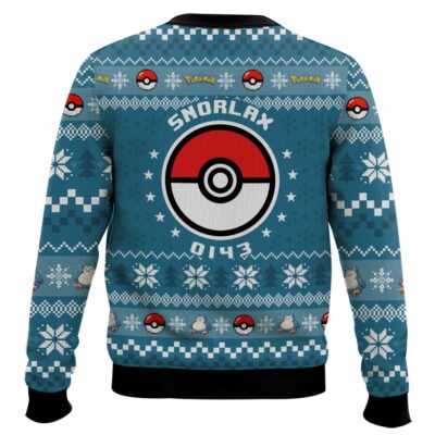 Hooktab Pokemon Gen 1 Snorlax Ugly Christmas Sweater