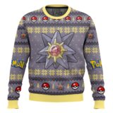 Hooktab Pokemon Gen 1 Starmie Ugly Christmas Sweater