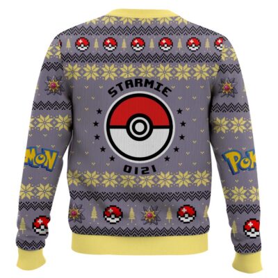Hooktab Pokemon Gen 1 Starmie Ugly Christmas Sweater