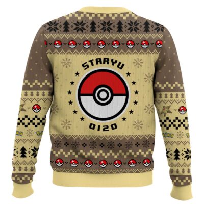 Hooktab Pokemon Gen 1 Staryu Ugly Christmas Sweater