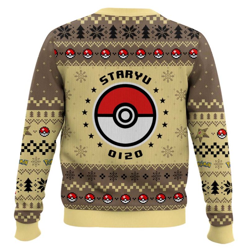 Hooktab Pokemon Gen 1 Staryu Ugly Christmas Sweater Hooktab Pokemon Gen 1 Staryu Ugly Christmas Sweater
